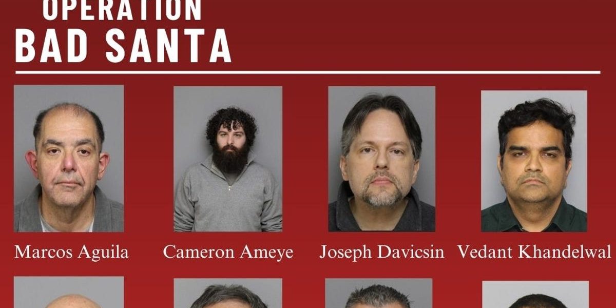 12 charged, including teacher, in Central Jersey child sex sting