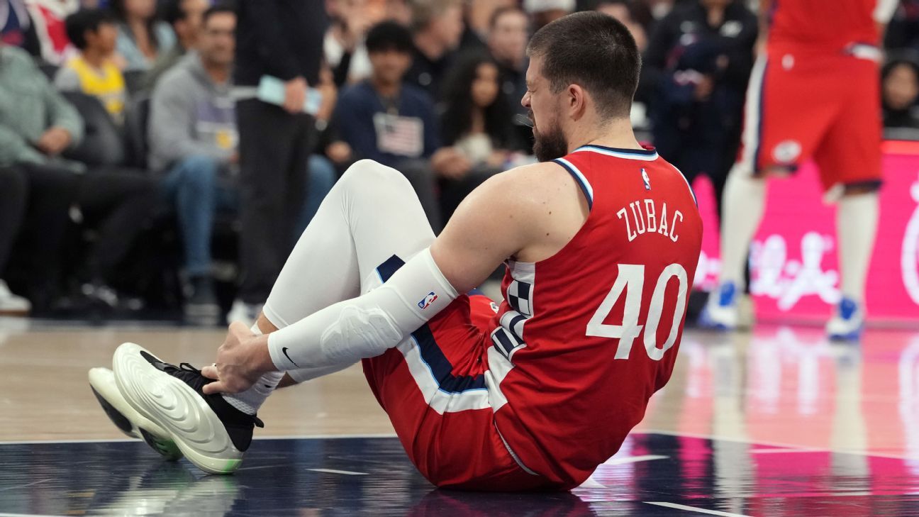 [ad_1] Ivica Zubac, pivotul LA Clippers, a fost diagnosticat cu o entorsă de gradul 2 la gleznă stângă, ceea ce îl va ține absent câteva săptămâni din NBA