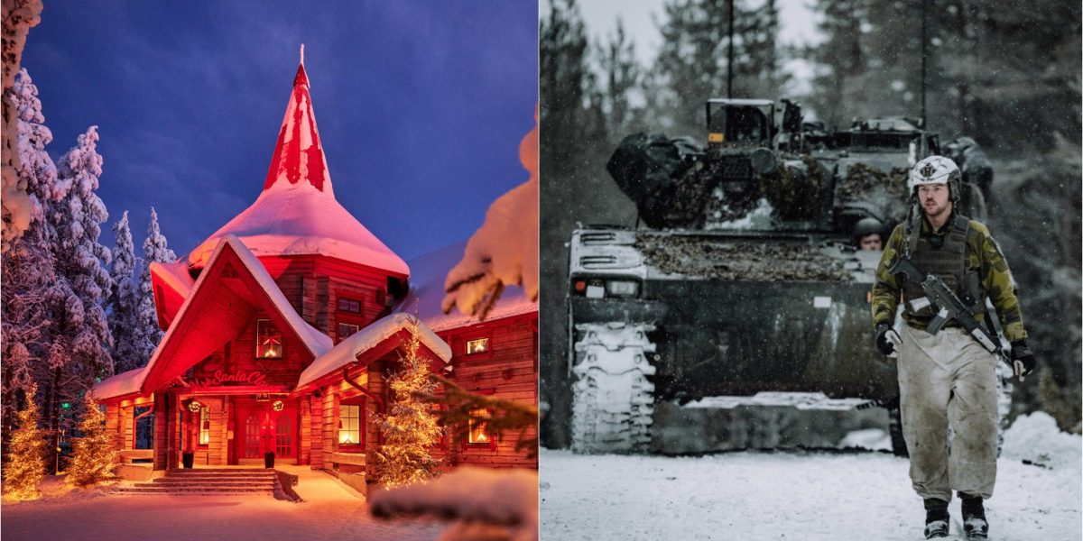 Un adăpost antiaerian în Santa Park. Tărâmul lui Moș Crăciun s-a umplut de soldați NATO ce se pregătesc de un potențial atac al Rusiei