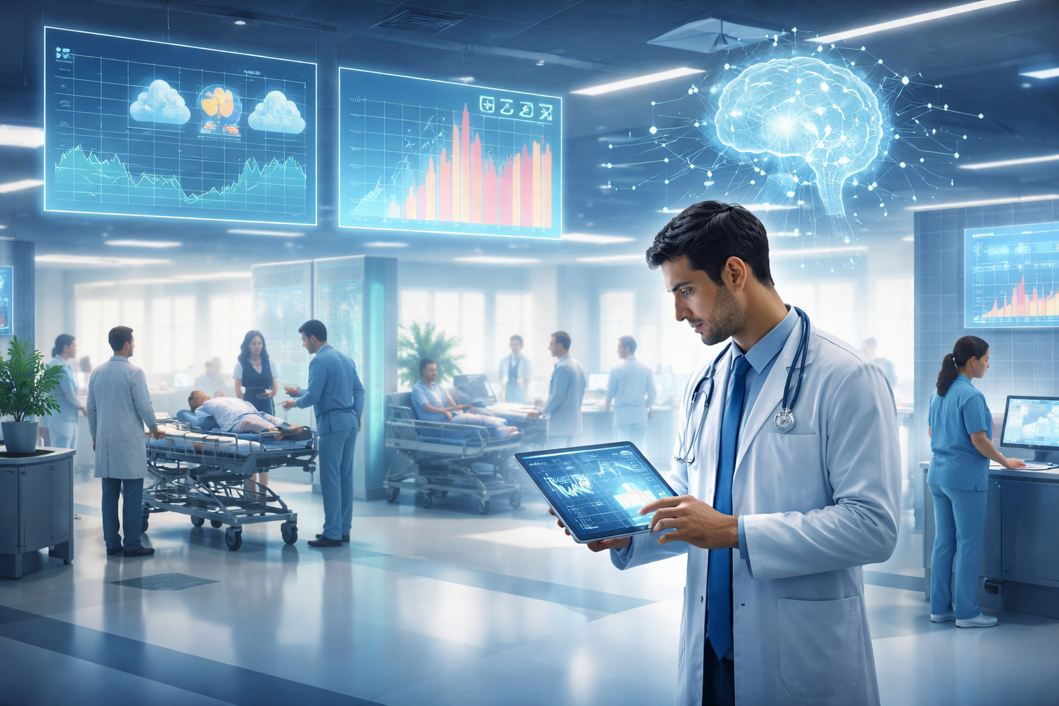 Spitalele din Anglia au început să integreze inteligența artificială în procesul lor de management al urgențelor, o măsură menită să contracareze presiunea tot mai mare din sezonul de iarnă, perioadă cunoscută pentru supraaglomerare și timpi de așteptare prelungiți