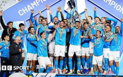 Italian Super Cup: Napoli beat Bologna as David Neres scores twice