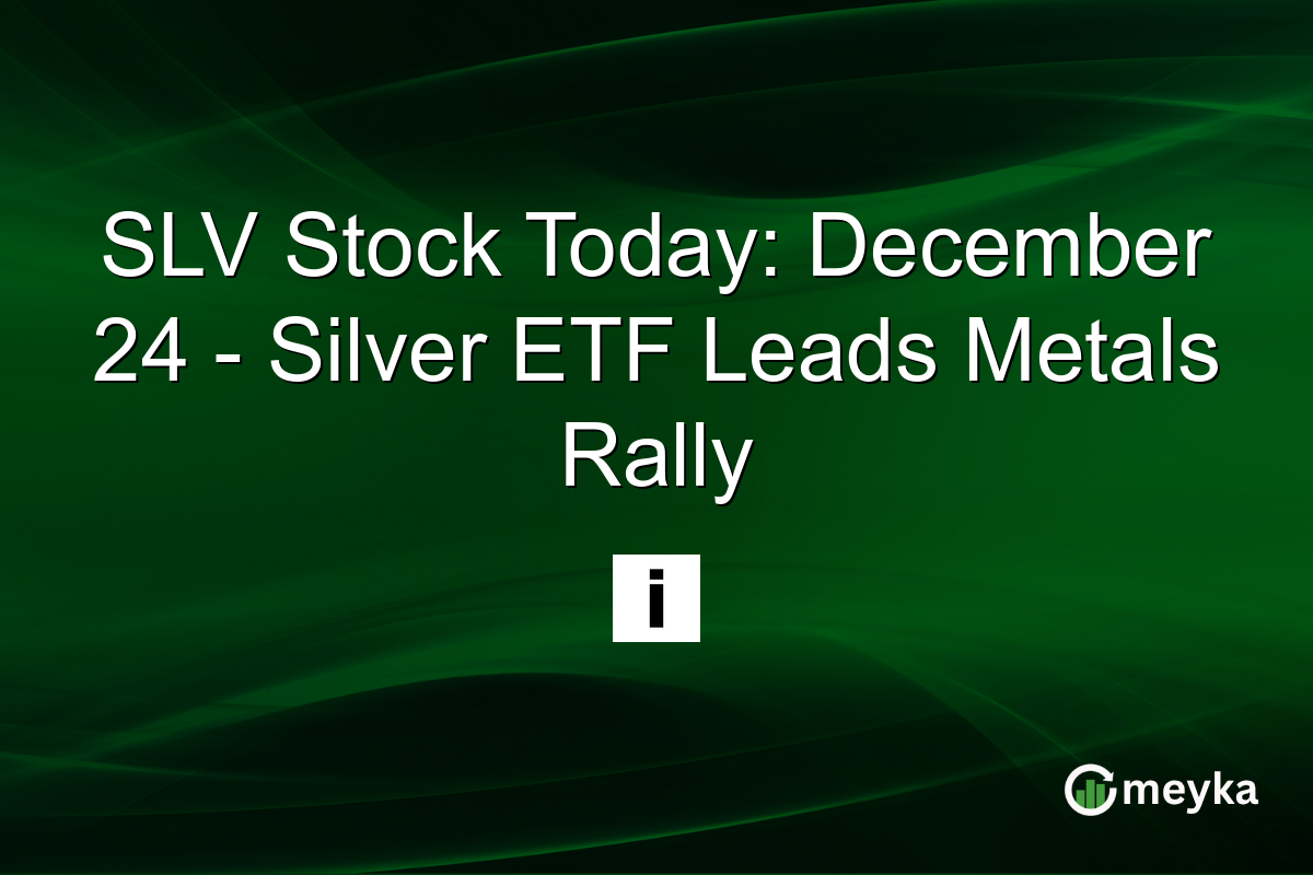 [ad_1] SLV stock se află în centrul atenției în această dimineață, într-un moment în care argintul depășește aurul pe fondul unui rally larg al metalelor prețioase