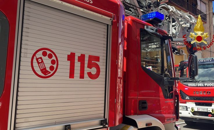 intervento dei vigili del fuoco