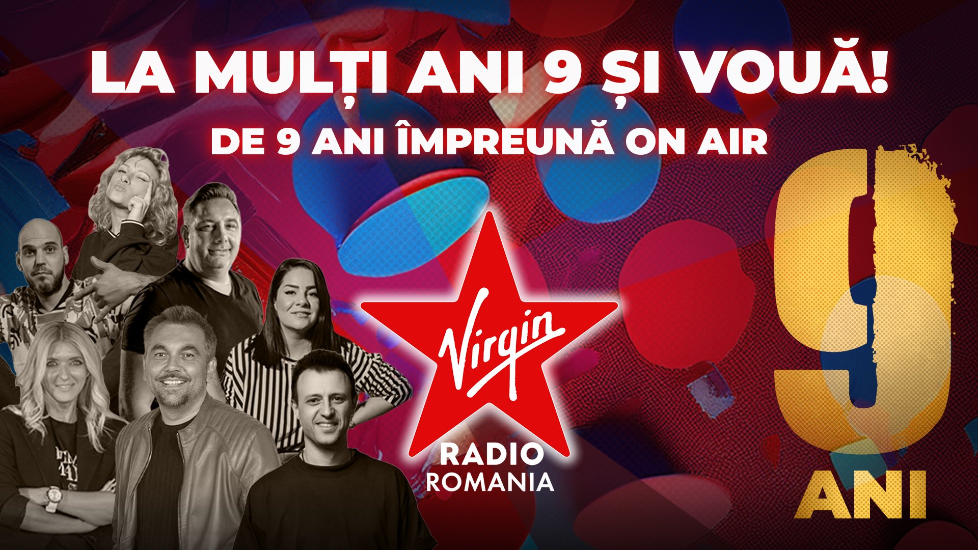Virgin Radio România sărbătorește 9 ani de momente memorabile!