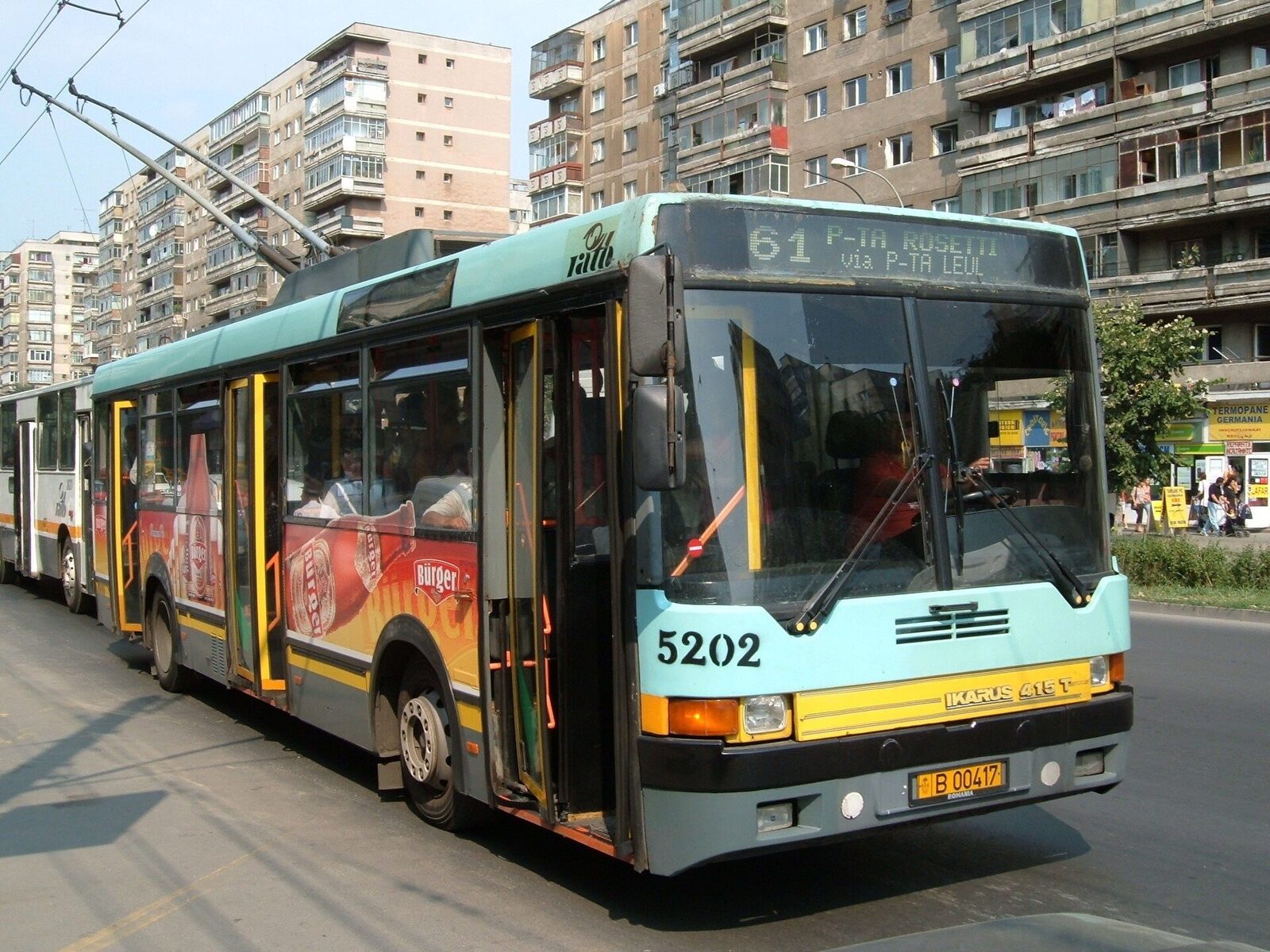 Noua stație pentru linia troleibuzului 61 a fost deschisă