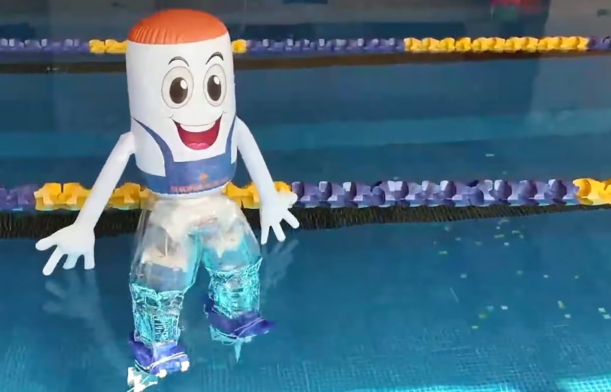 Un robot gonflabil, cu un design care pare să fi fost inspirat de o colac de înot, promite să revoluționeze intervențiile de urgență în zonele dezastruoase