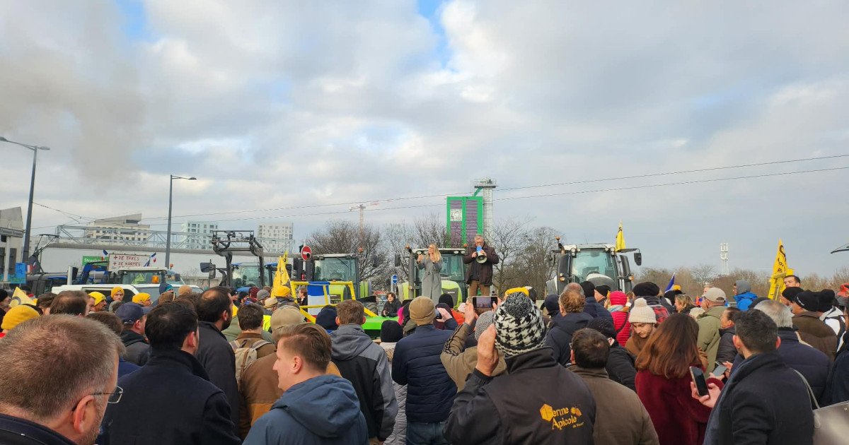 Fermierii români protestează la Strasbourg împotriva Acordului Mercosur Fermieri din România s-au alăturat, marți, protestelor organizate la Strasbourg, având ca scop contestarea Acordului Mercosur