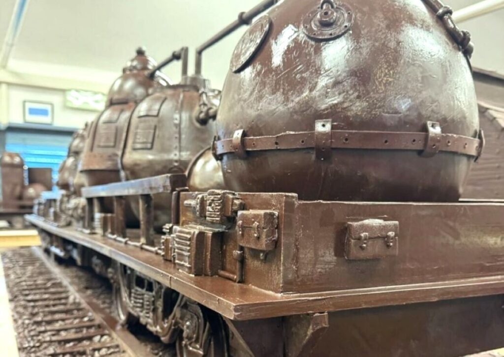 Winter Games Express, cel mai lung tren de ciocolată, va fi expus la Milano pentru debutul Olimpiadelor de Iarnă 2026