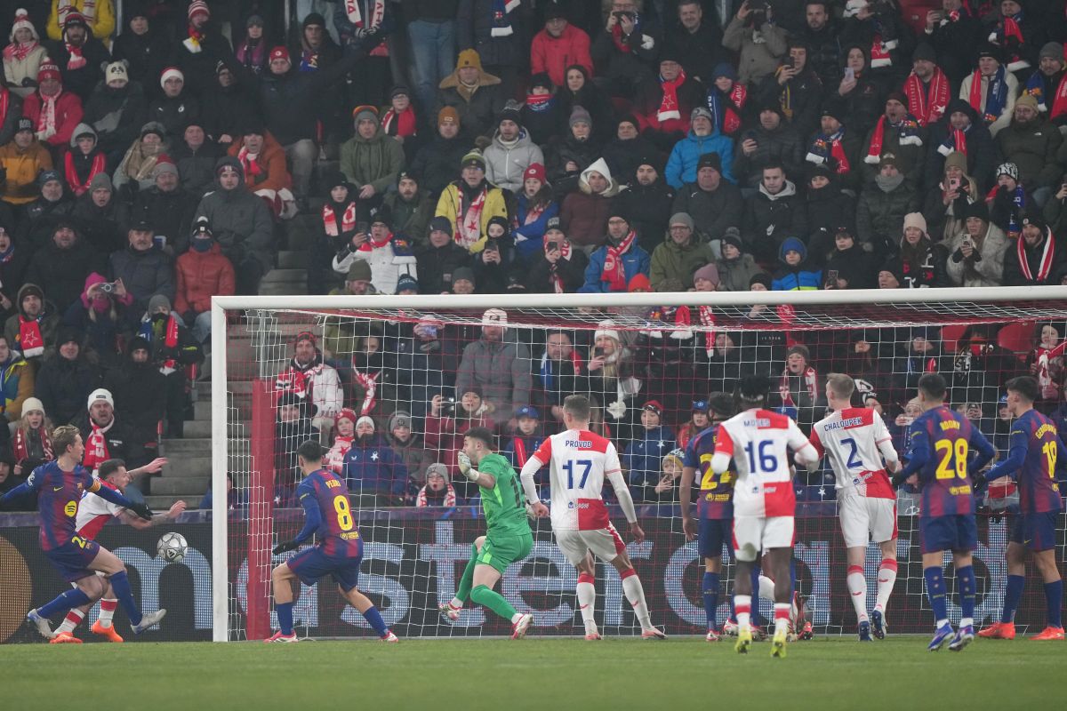 Slavia Praga surprinde Barcelona în Liga Campionilor: scor 1-0 Slavia Praga a reușit să obțină o victorie surprinzătoare în meciul disputat împotriva Barcelonei, în etapa a șaptea a grupei Ligii Campionilor