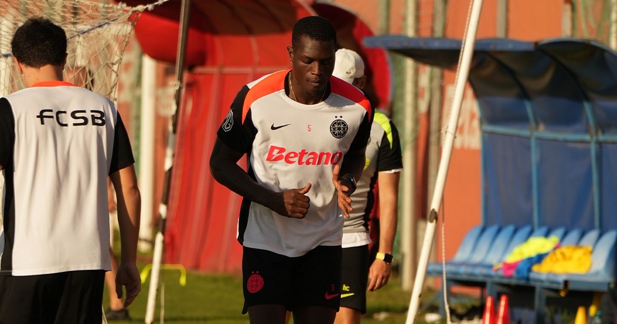 Joyskim Dawa ar putea reveni pe teren în meciul oficial dintre FCSB și FC Argeș, programat vineri, de la ora 20:00
