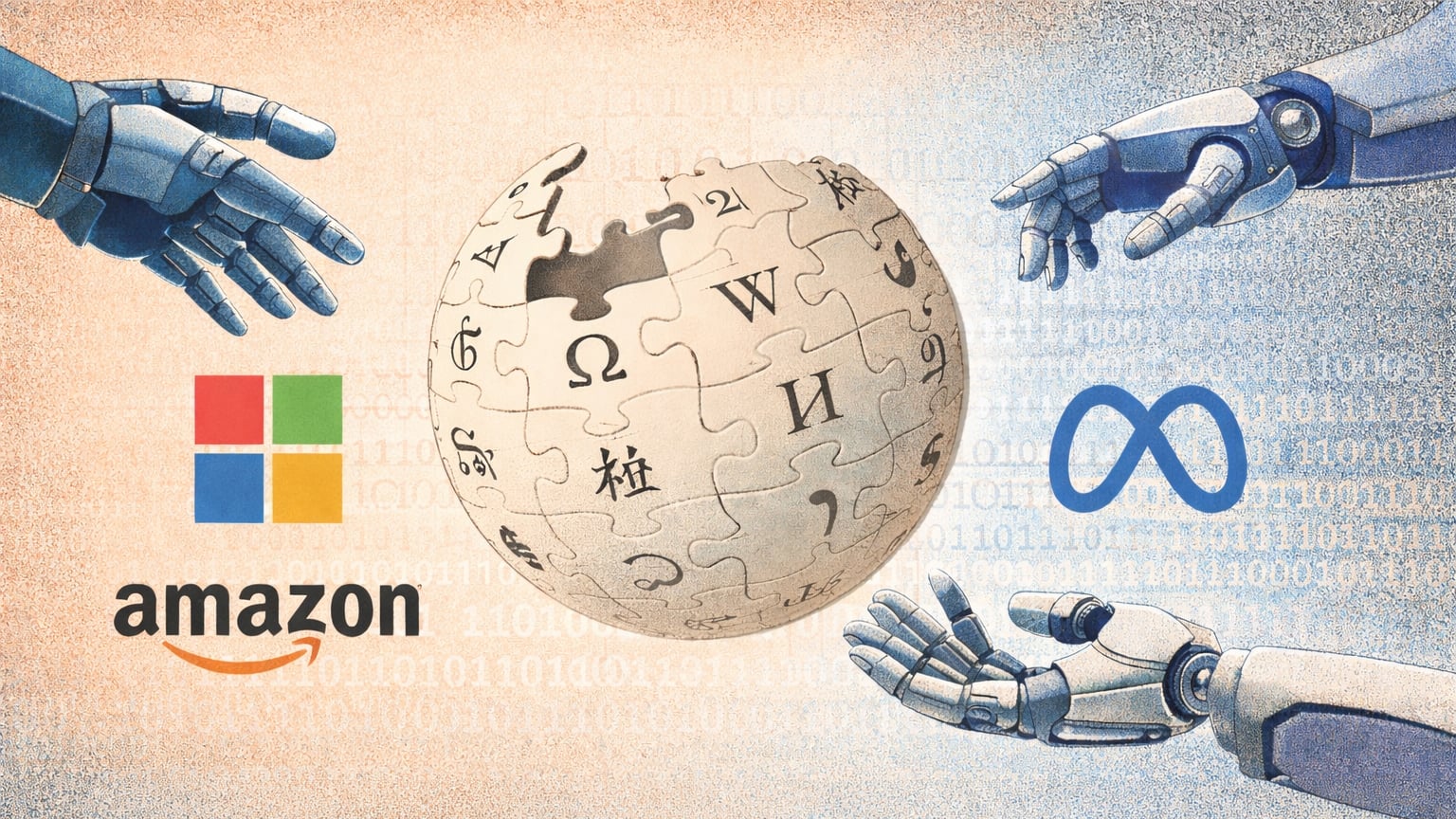 Wikipedia, odată exemplul clasic al „bunului public” al internetului, se află acum în centrul unei transformări radicale