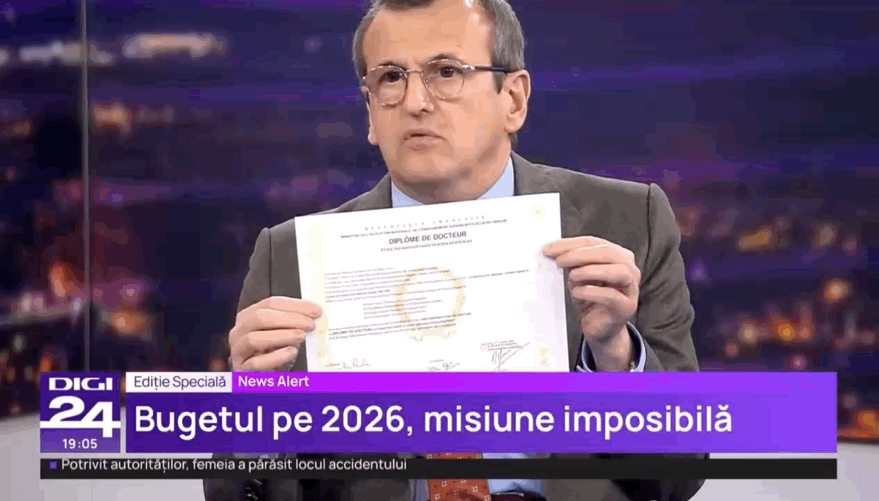 Cristian Preda, fost decan al Facultății de Științe Politice de la Universitatea București, a stârnit controverse în direct la Digi24, unde a distrus diploma sa de doctorat, obținută în Franța, ca formă de protest împotriva iminentei reduceri a sporului acordat bugetarilor cu titluri academice