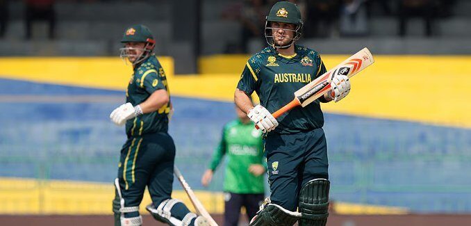 Australia învinge Irlanda la T20I World Cup cu 67 de runs!