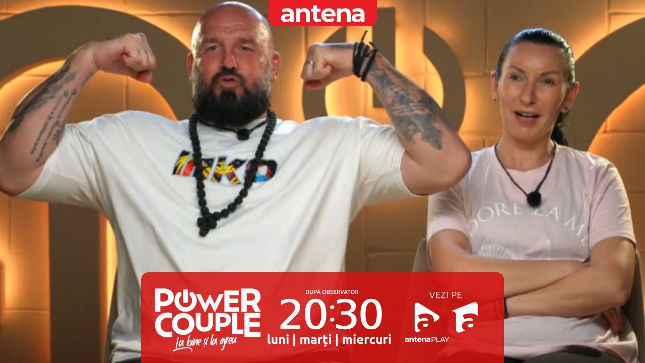 Luiza și Cătălin Zmărăndescu, victorioși pentru a cincea oară la Power Couple!