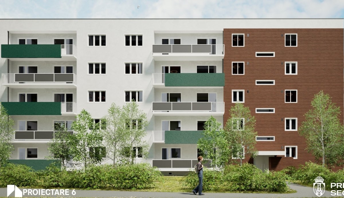 Bloc din zona Favorit, reabilitat cu fonduri europene, în Sector 6