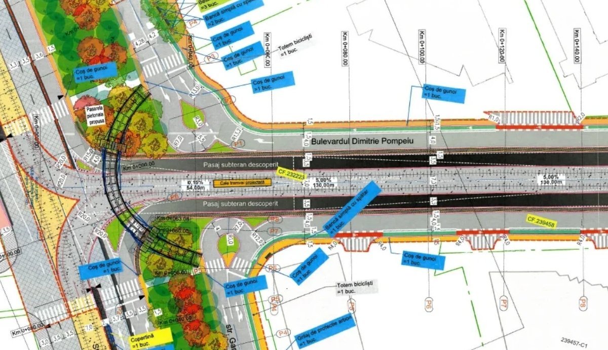 Primăria Municipiului București a lansat oficial consultarea pieței pentru un proiect de amploare menită să transforme una dintre cele mai aglomerate zone din Capitală: bulevardul Dimitrie Pompeiu