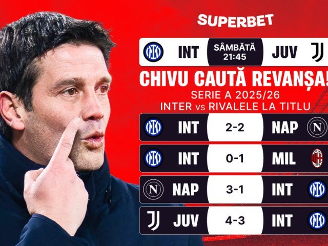 Chivu înfruntă un nou test provocator în Derby d’Italia!