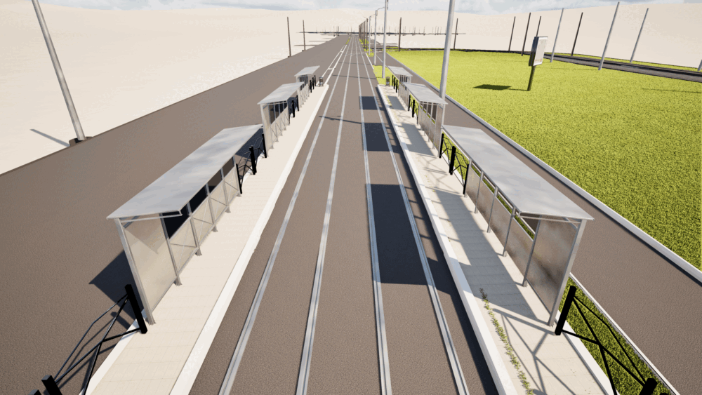 Noile refugii de tramvai din București, proiectate după modelul standard, sunt deja în faza de construcție pe bulevardul Expoziției, marcând un pas important în modernizarea rețelei de transport public din Capitală