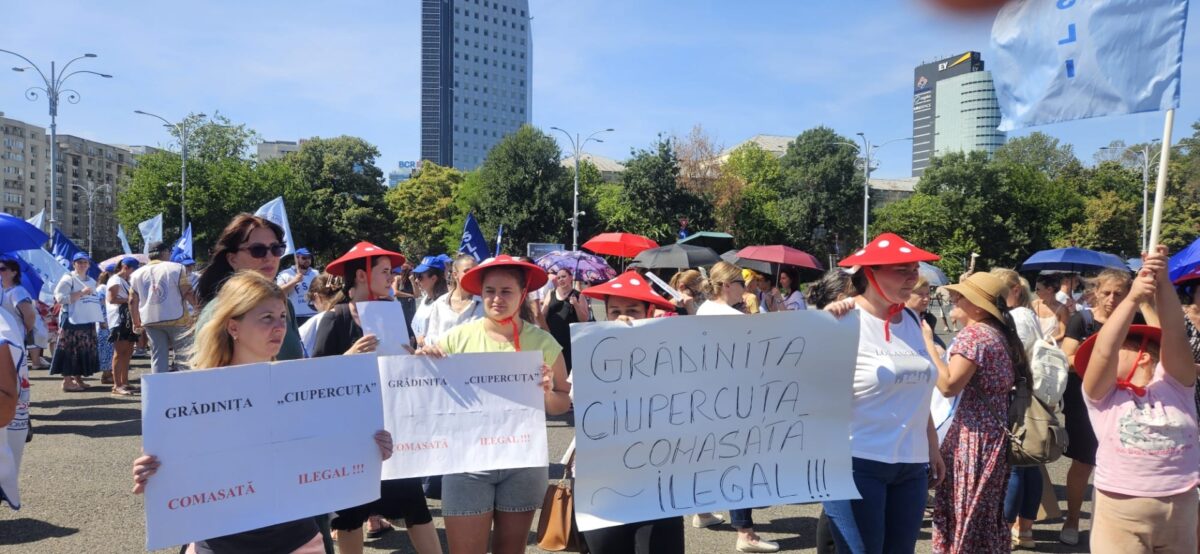 Protest în fața Palatului Cotroceni: sindicaliștii din învățământ își exprimă nemulțumirea față de măsurile guvernamentale Miercuri, în centrul atenției publice, sindicaliștii din învățământul românesc au decis să-și manifeste nemulțumirea față de politicile recente ale guvernului