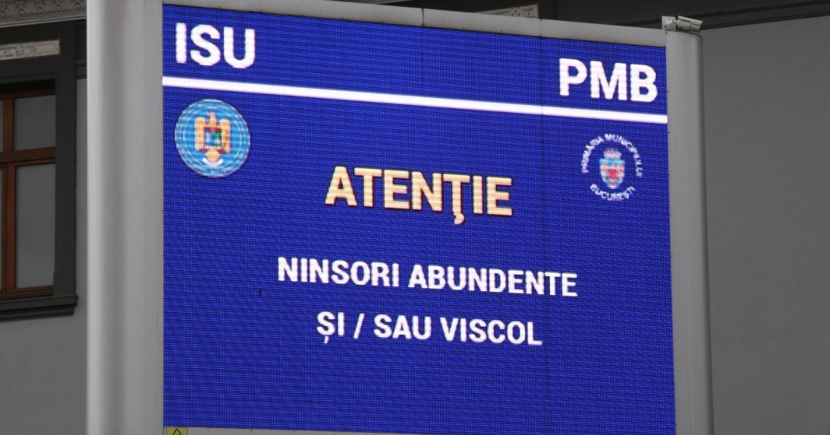 Bucureștiul, în alertă: Cod portocaliu de ninsori și viscol Inspectoratul General pentru Situații de Urgență (IGSU) a emis marți un set de recomandări pentru populație, în urma avertizării meteorologice de cod portocaliu care vizează Bucureștiul și județul Ilfov