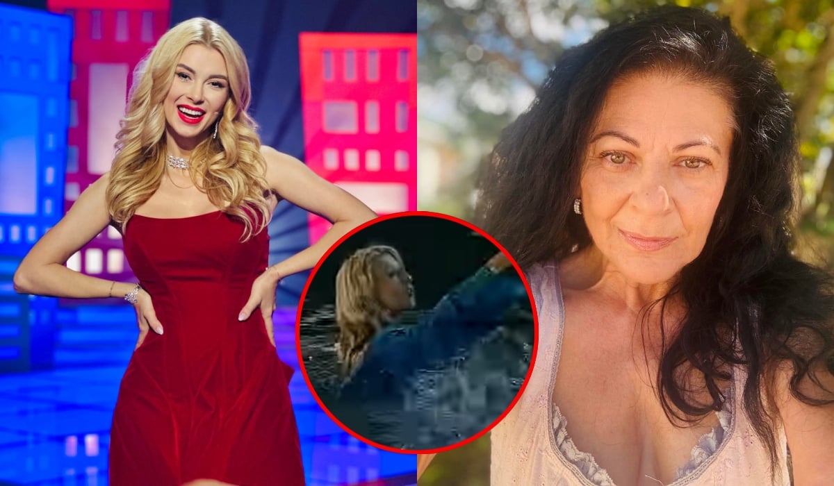Andreea Bălan, umilită în direct: Elena Cârstea o împinge în piscină!