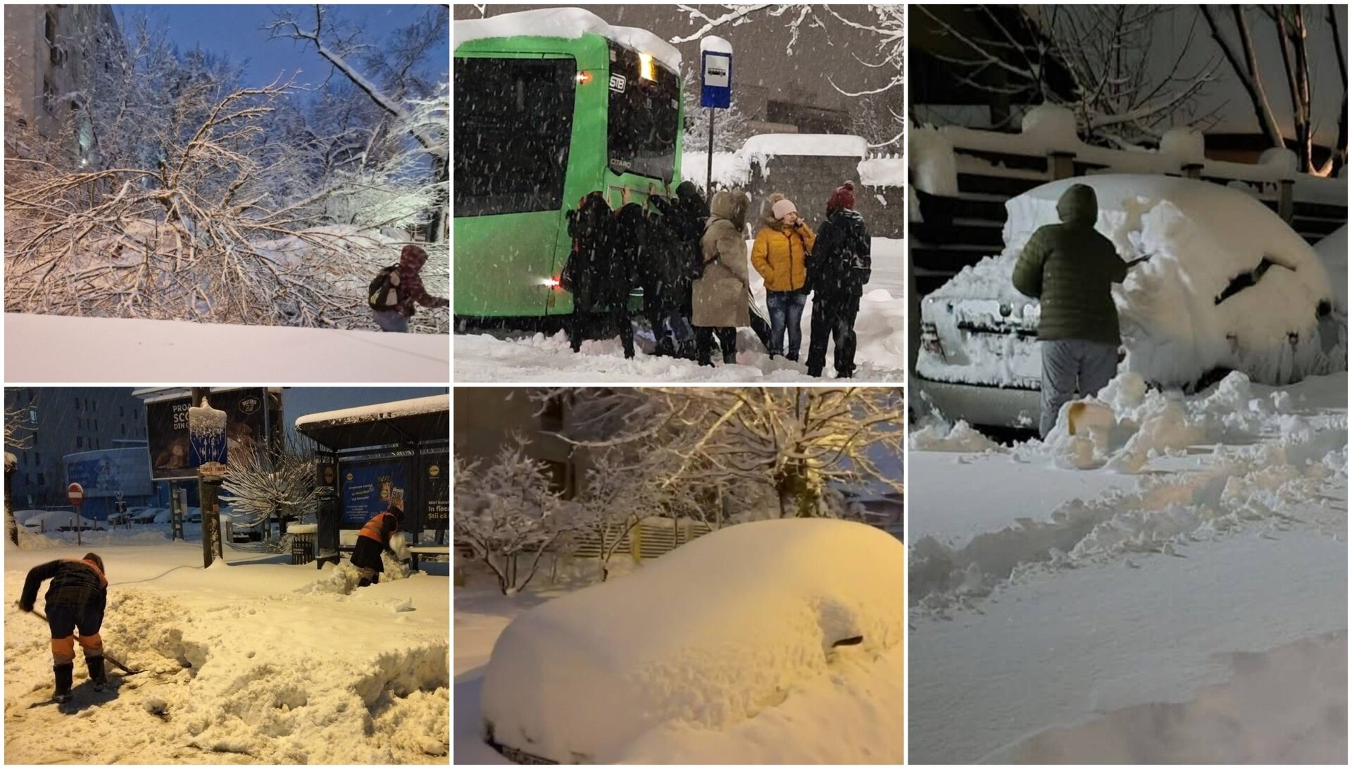 Bucureștiul și sudul țării, victime ale unui viscol devastator Bucureștiul și numeroase județe din sudul și estul României au trecut printr-un episod sever de iarnă în noaptea de 17 spre 18 februarie, provocând haos pe străzi și în aer