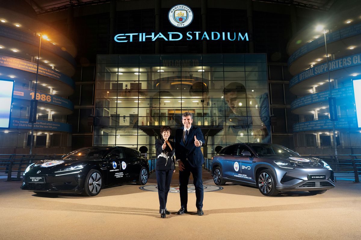 BYD, noul partener oficial al clubului Manchester City