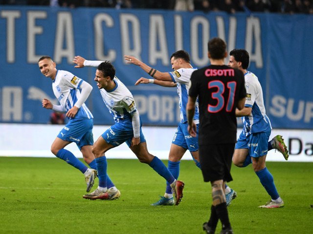 Universitatea Craiova se impune cu 1-0 în fața FCSB-ului și rămâne lider!