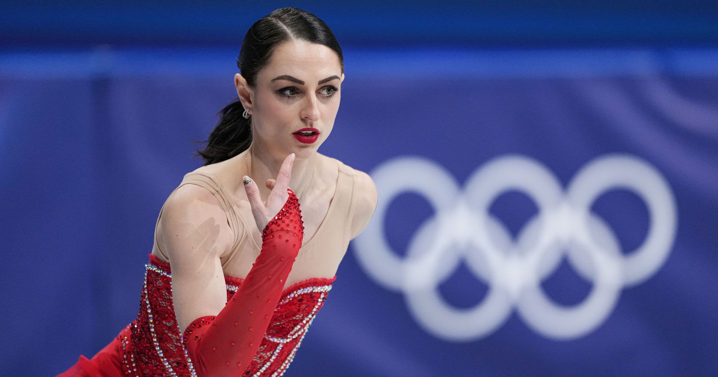 Julia Sauter realizează cel mai bun program scurt la Olimpiadă!