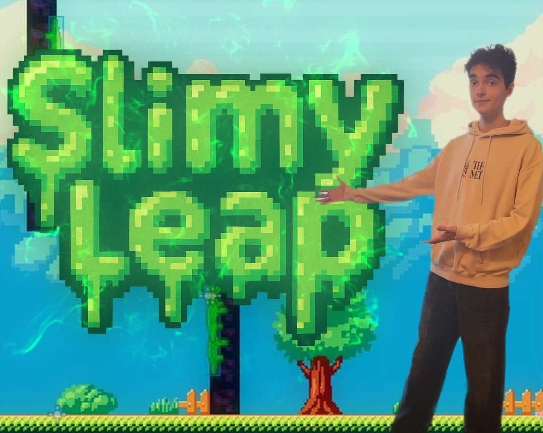 Adolescentul de 17 ani din spatele jocului viral Slimy Leap: „Am vrut să învăț să fiu dezvoltator de jocuri”