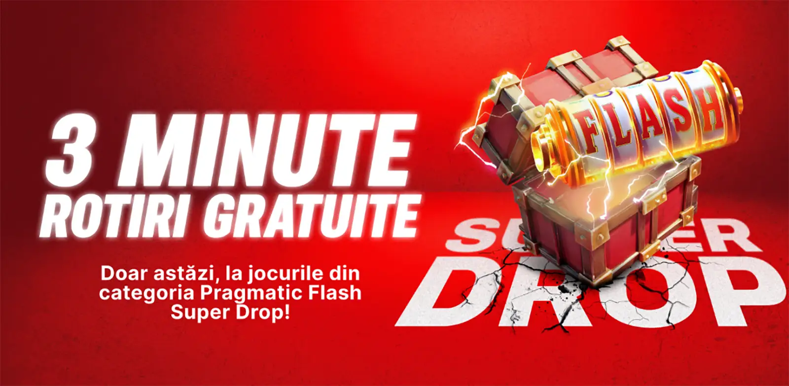 Pragmatic Flash Super Drop: 3 minute de rotiri gratuite la Superbet!