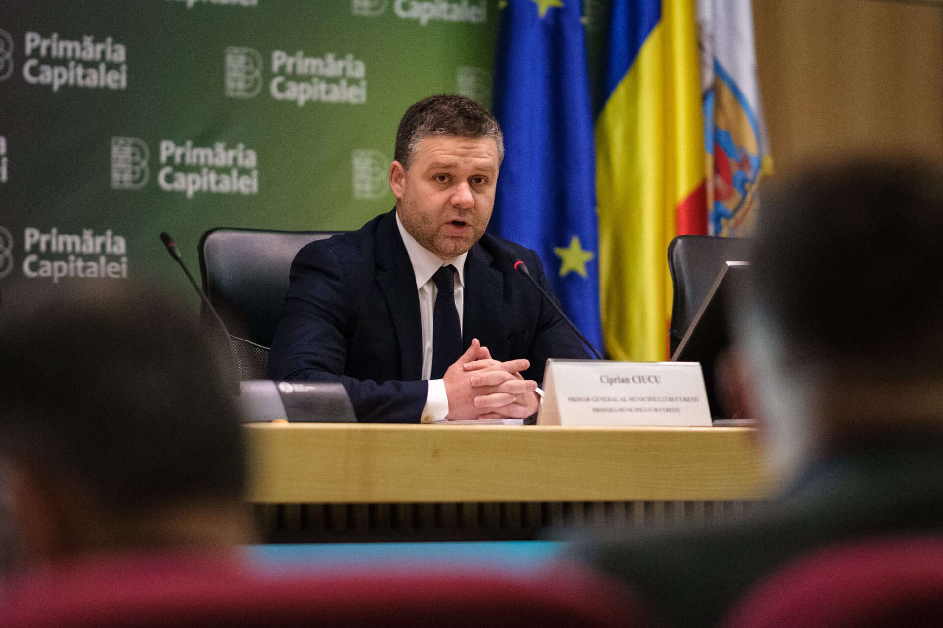 Blocaj la București: ședință CGMB întreruptă, Ciucu a spus doar „mulțumesc”