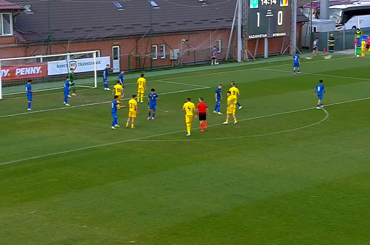 România U19 a suferit o înfrângere surprinzătoare în prima etapă a Turului de Elită pentru calificarea la Campionatul European din 2026, fiind învinsă cu scorul de 0-2 de reprezentativa Kazahstanului
