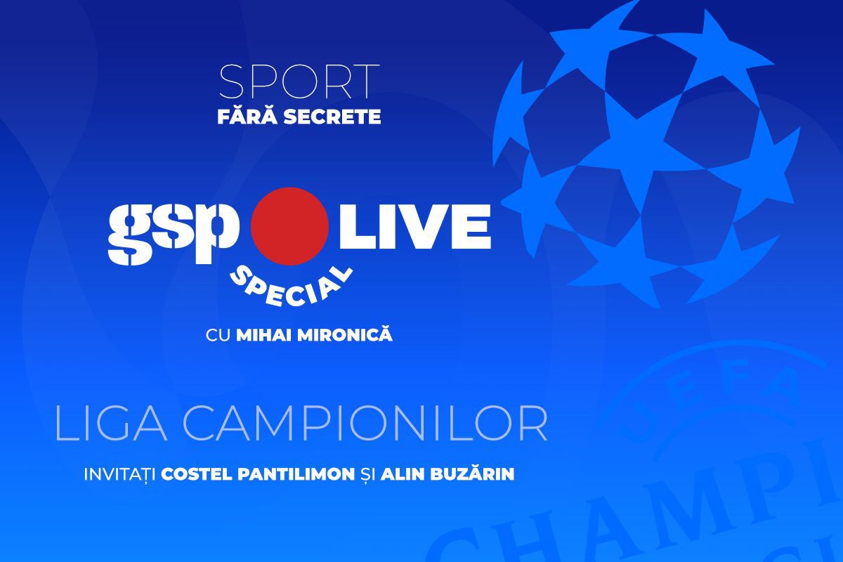 Ediția specială GSP Live revine miercuri, 11 martie, la ora 21:30, cu o prefață dedicată optimilor de finală ale Ligii Campionilor, evenimentul sufocant al săptămânii în fotbalul european