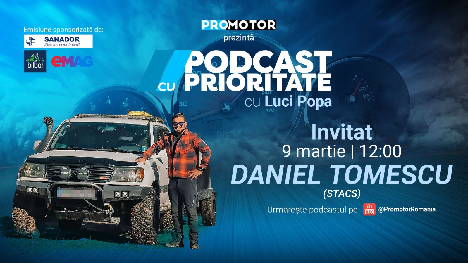 Daniel Tomescu de la STACS, despre Nissan Silvia, BMW E46, drift și planuri 2026, la „Podcast cu Prioritate” #93