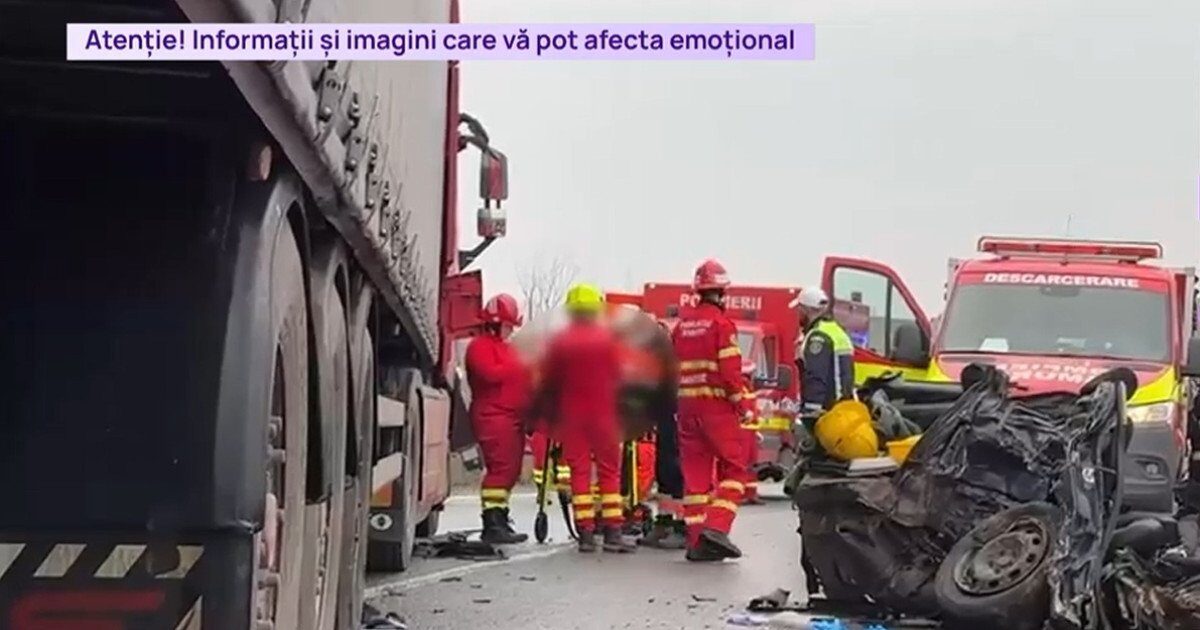 Un grav accident rutier s-a produs luni dimineața în comuna Sânpaul, din județul Cluj, soldat cu cinci decedați, printre care doi minori, și mai mulți răniți