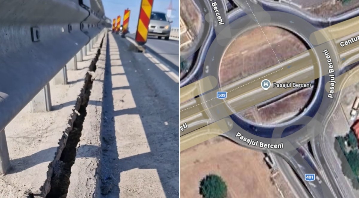 Pasajul rutier peste A0, legătura dintre comuna Berceni și București, atrage din nou atenția autorităților și opiniei publice din cauza fisurilor ce apar pe structura sa, semn că starea sa de funcționare a fost afectată într-un mod pentru care autoritățile încă nu pot oferi un răspuns clar