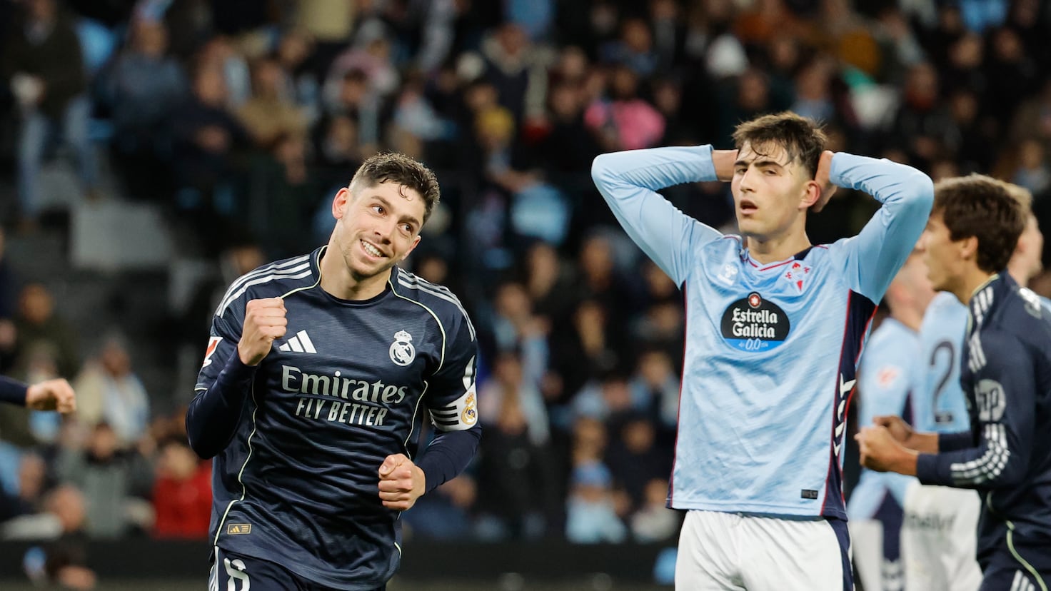 Real Madrid salvează un punct prețios în ultimele secunde ale meciului cu Celta Vigo, grație lui Valverde Finalul meciului de duminică dintre Real Madrid și Celta Vigo a fost o demonstrație de determinare și șansă, iar victoria oaspeților a fost decisă în ultimele secunde, printr-un șut imparabil al lui Federico Valverde, care a deviat și un adversar