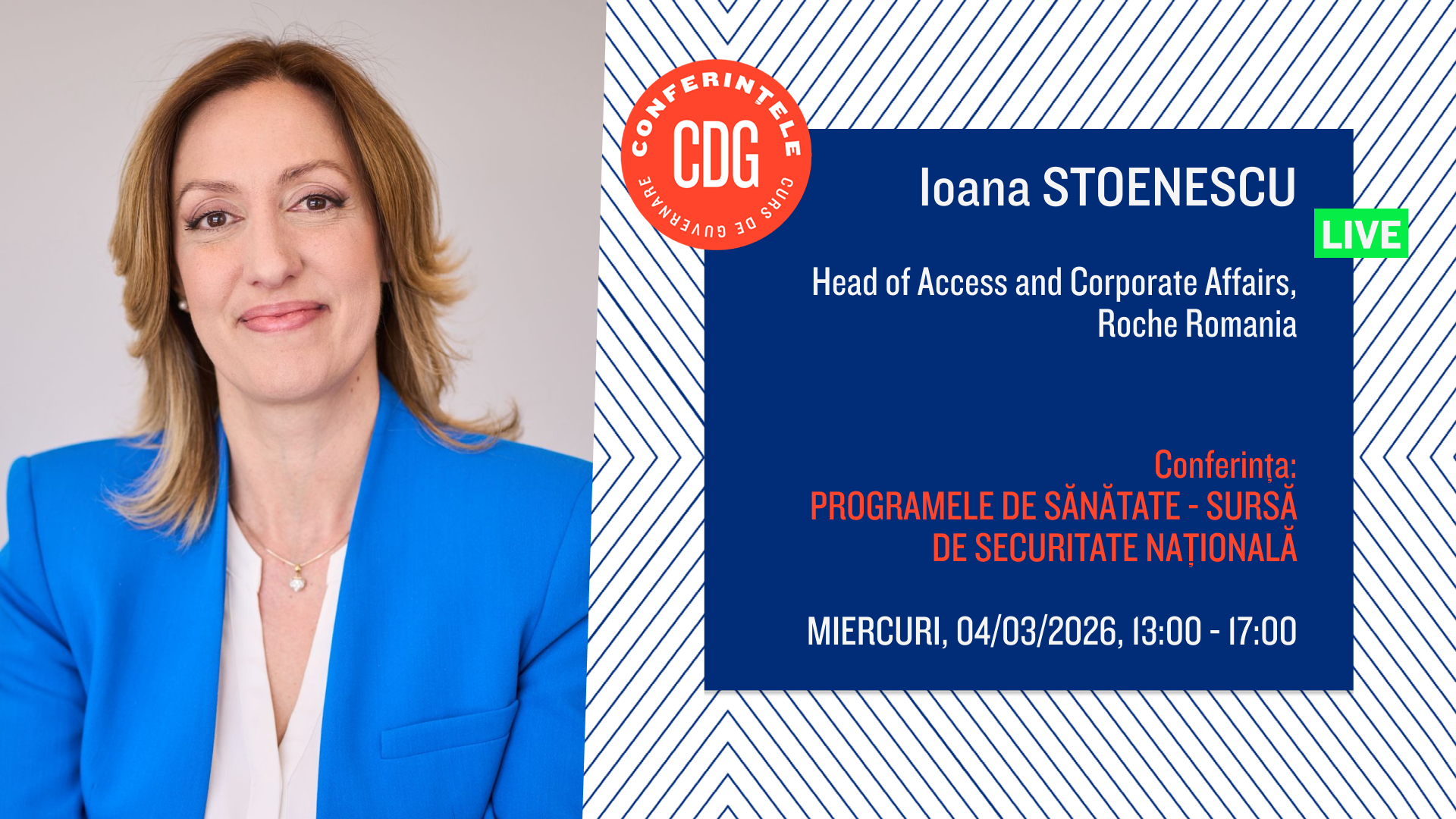 Ioana Stoenescu: 1 milion € în studii clinice aduce 30% beneficii financiare și acces gratuit la terapii