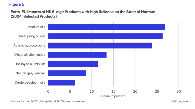 Europa nu se află în aceeași poziție de vulnerabilitate în fața posibilităților de blocaj în Strâmtoarea Ormuz ca alte regiuni ale lumii, în special cele din Asia