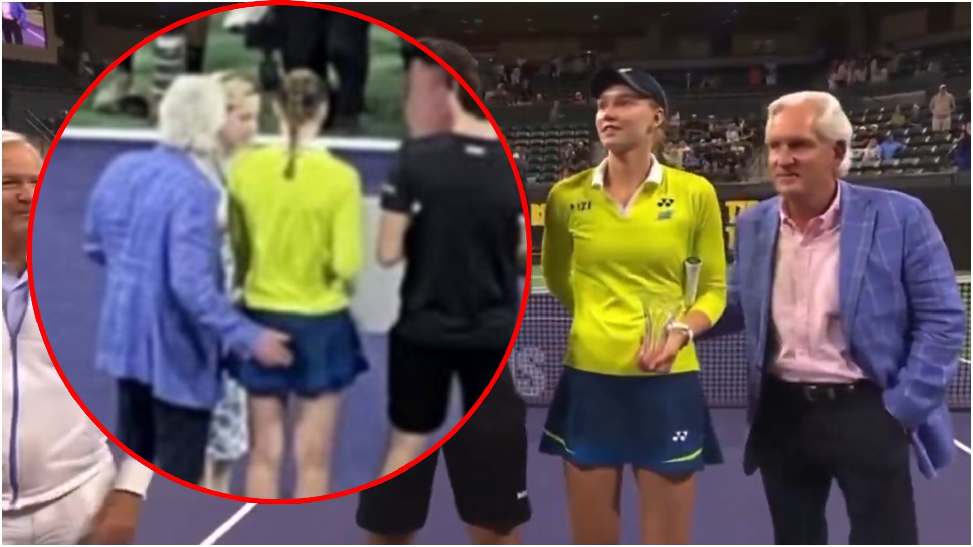 Elena Rybakina, campioana din acest an la Australian Open și una dintre cele mai în vogă jucătoare de tenis din circuitul WTA, a avut parte de un moment stânjenitor la turneul de la Indian Wells, eveniment considerat unul dintre cele mai importante din calendarul WTA