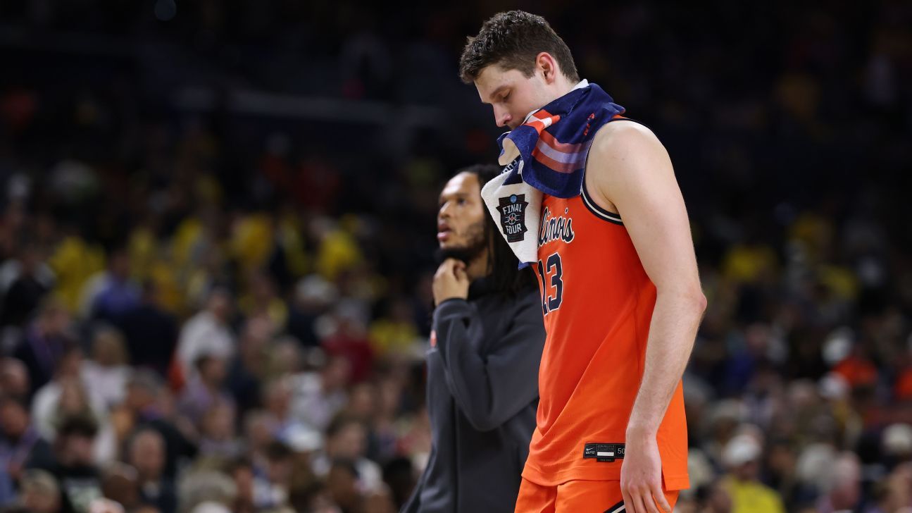 Illinois a fost eliminată din turneul NCAA după o înfrângere dificilă, 62-71, în fața UConn în sferturile de finală, afirmându-se din nou ca un program de top, dar fără a reuși să își adjudece titlul național