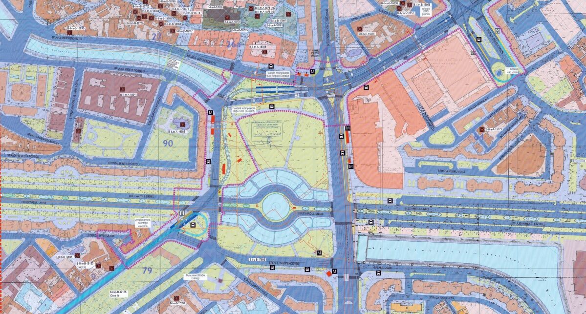 Primăria Capitalei a avizat un proiect ambițios menit să transforme radical zona centrală a Bucureștiului, prin introducerea unui nou nod de transport în Piața Unirii