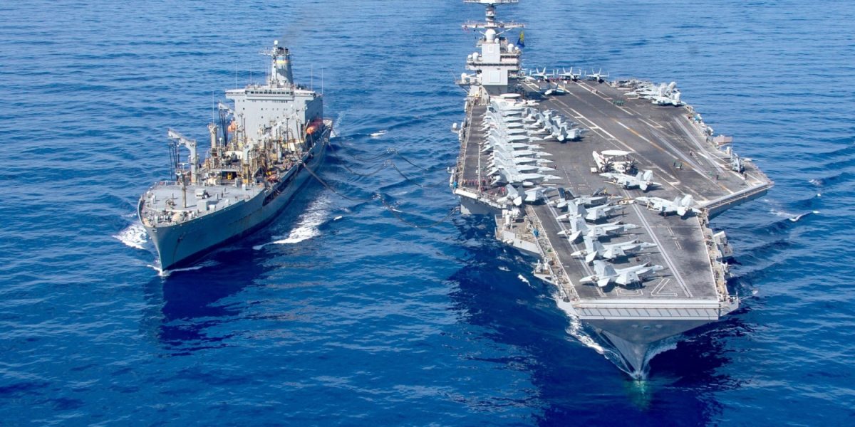 Megalodonte pe valuri: USS Gerald Ford, din nou în Orientul Mijlociu