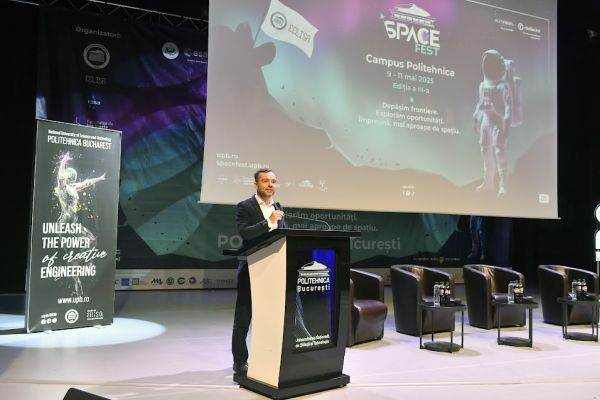 Astronaut care a pășit pe Lună, la București, la SpaceFEST 2026