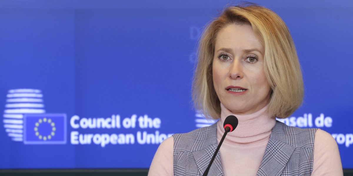 Kaja Kallas: UE poate debloca rapid 90 miliarde € pentru Ucraina