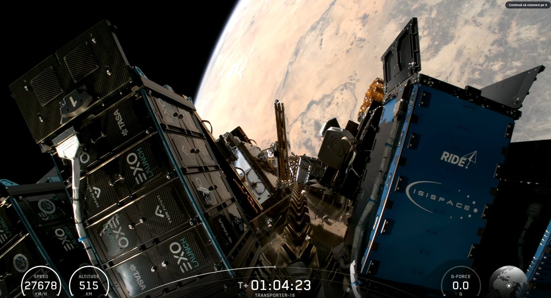 România a reușit să-și pună amprenta în domeniul spațial, odată cu lansarea cu succes a satelitului EMISAR, prima misiune spațială realizată integral pe teritoriul național