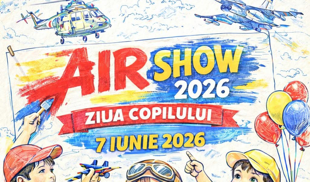 Concurs de desen pentru copii: Zbor spectaculos cu piloții Aeroclubului României