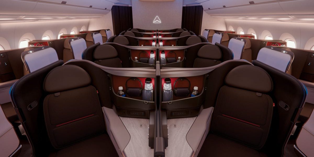 Delta dezvăluie cabina Delta One pentru noile avioane Airbus