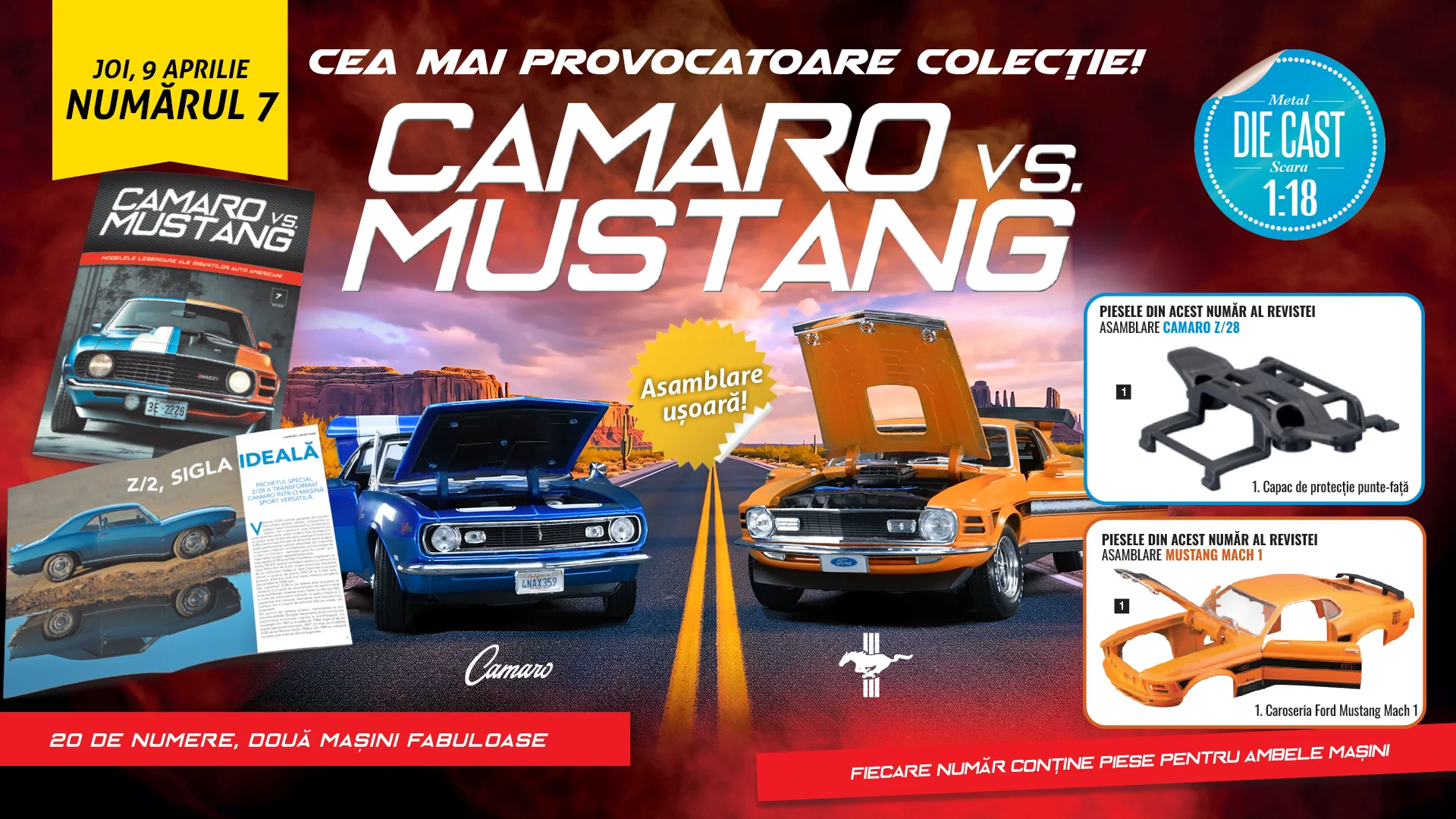 Asamblarea modelului Chevrolet Camaro Z/28 continuă, punând accent pe precizie, o dată cu instalarea capacului de protecție pentru puntea-față
